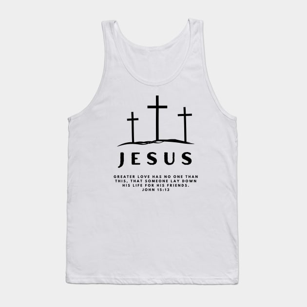 Calvary Crosses Tank Top by threadsjam